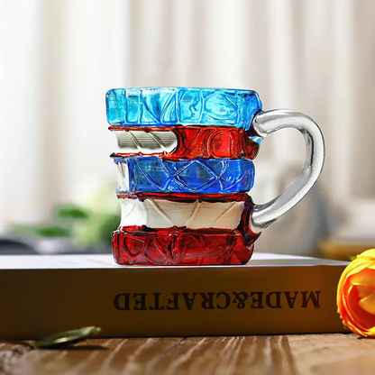 3D Painted Book Mug