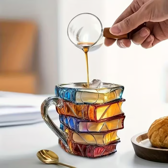 3D Painted Book Mug