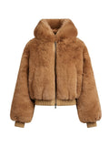 Faux Fur Zip-up Jacket