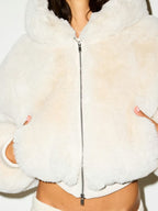 Faux Fur Zip-up Jacket