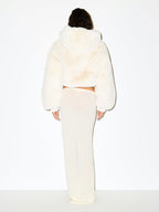Faux Fur Zip-up Jacket