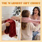 Hidden Zipper Pocket Scarf