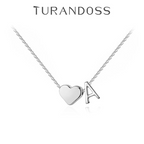 Golden Heart Letter A-Z Necklace