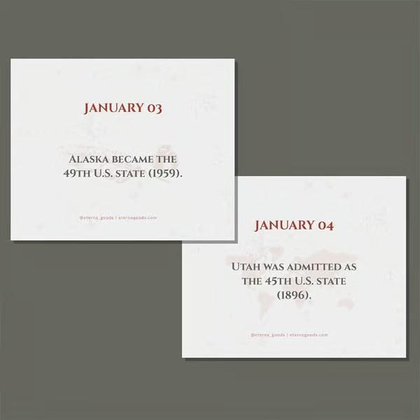 Today In History Perpetual Calendar