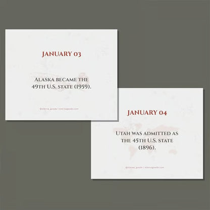 Today In History Perpetual Calendar