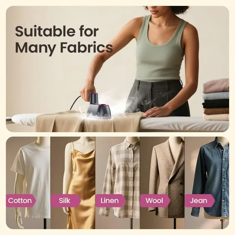 2-in-1 Steam Iron & Clothes Steamer