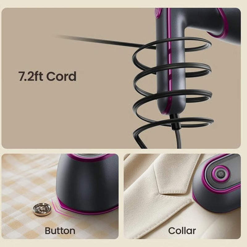 2-in-1 Steam Iron & Clothes Steamer