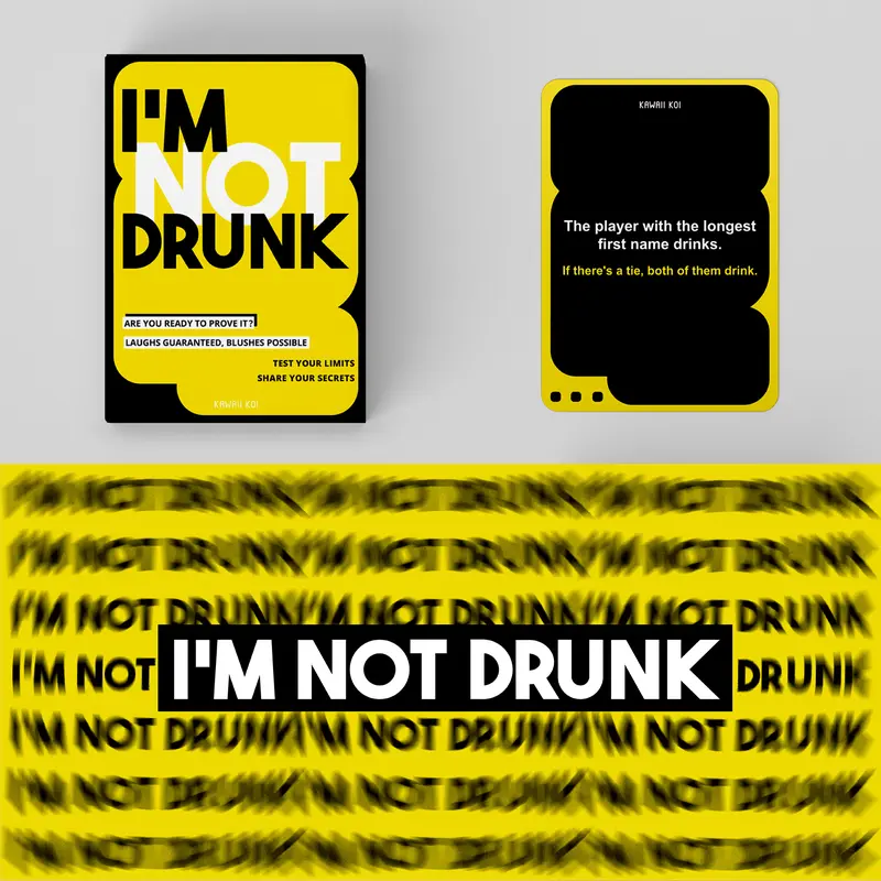 I'M NOT DRUNK Party Drinking Game