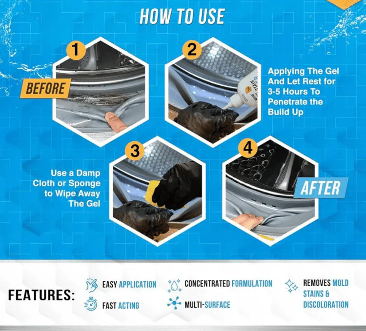 Mold Removal Gel Multi-Purpose Household Cleaning Gel