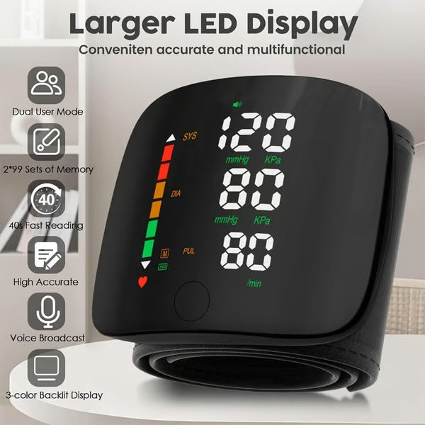 Wrist Blood Pressure Monitor
