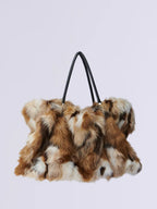 FAUX FUR TOTE