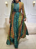 Emerald Kente Royalty Skirt Set