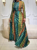 Emerald Kente Royalty Skirt Set