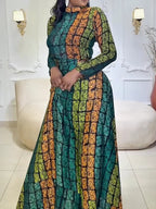 Emerald Kente Royalty Skirt Set