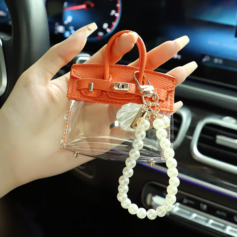 Elegant Handbag-like Key Fob Case & Small Wallet