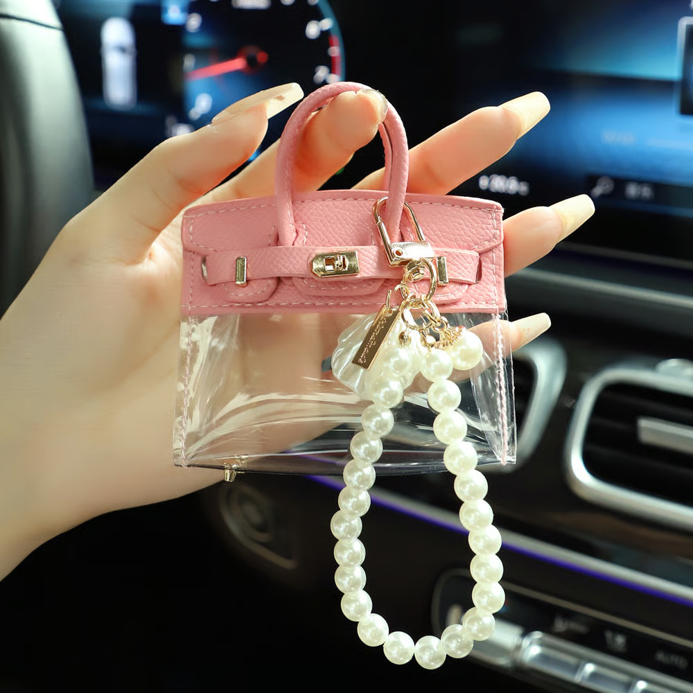 Elegant Handbag-like Key Fob Case & Small Wallet