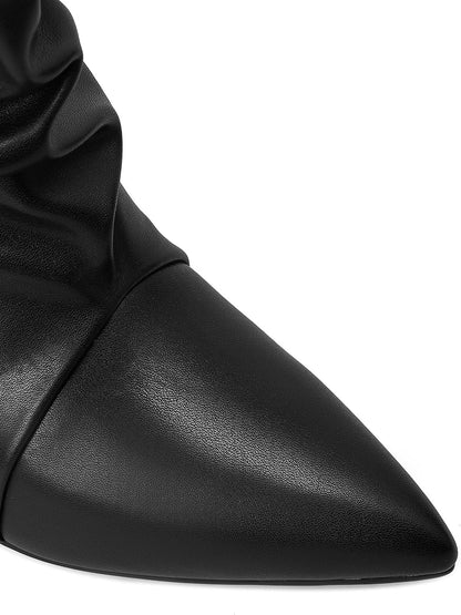 Womens Slouchy Mid Calf Boots