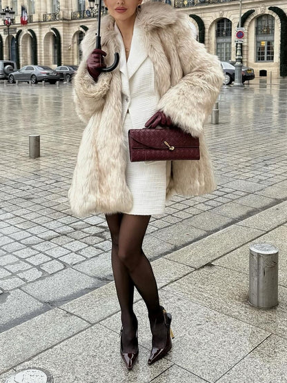 FAUX FUR COAT