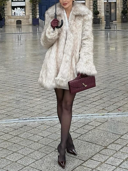 FAUX FUR COAT