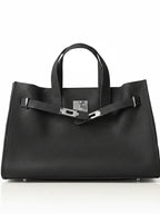 Grain Leather Tote Bag