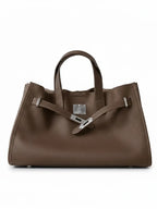 Grain Leather Tote Bag