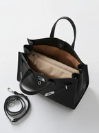 Grain Leather Tote Bag