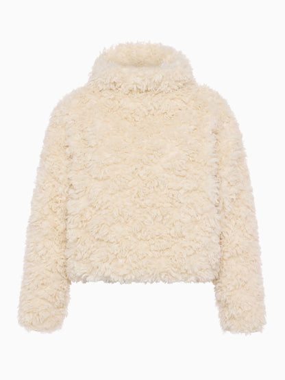 Shaggy Faux Fur Pullover