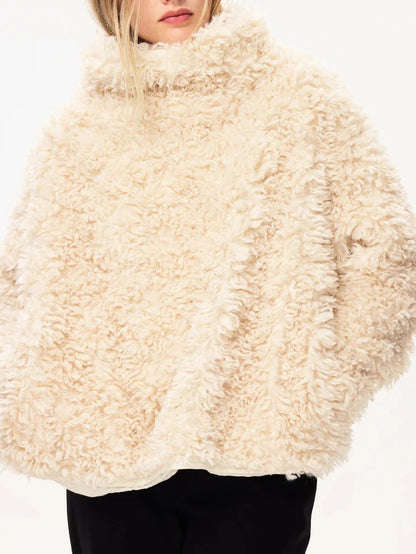 Shaggy Faux Fur Pullover