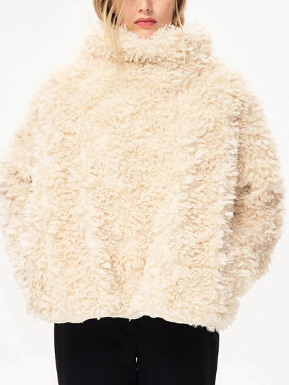 Shaggy Faux Fur Pullover