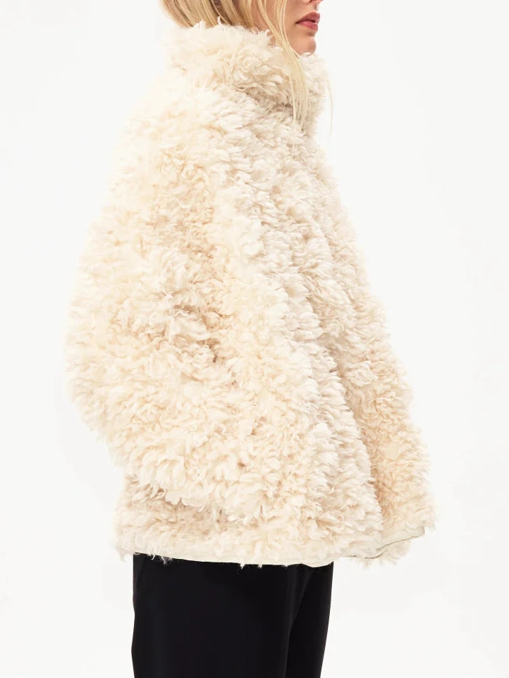 Shaggy Faux Fur Pullover
