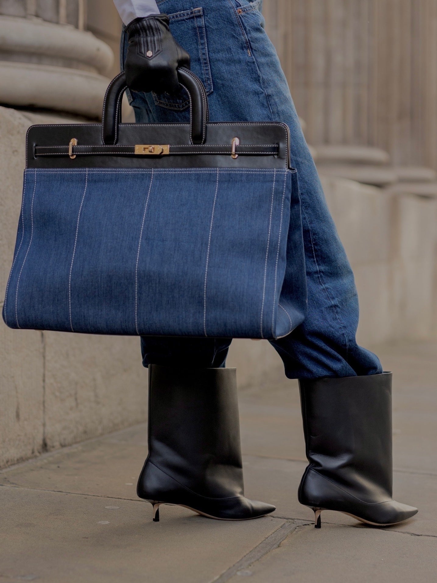 Denim Tote Bag