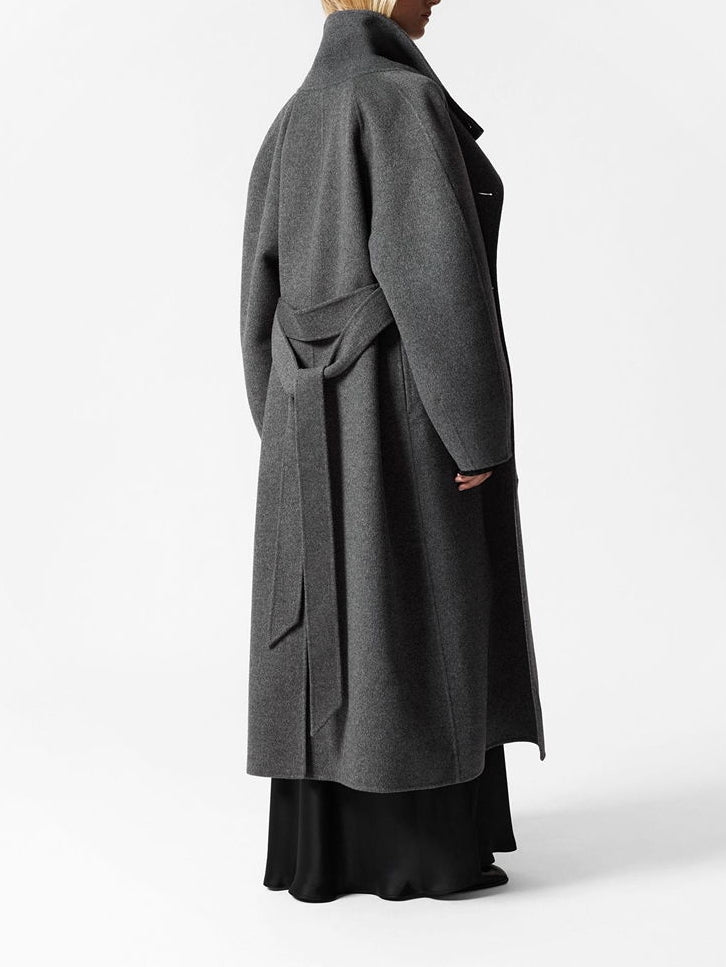 Wool Funnel Collar Coat