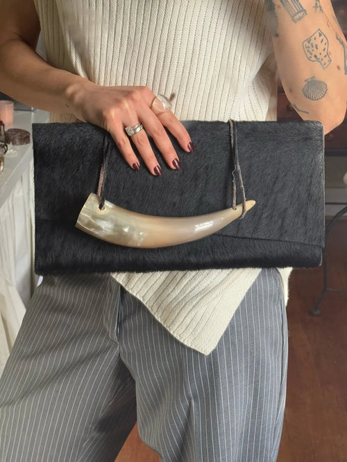 Soft Fur And Shoulder Bag