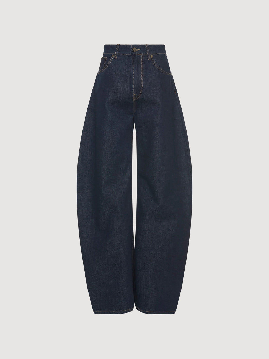 ROUNDED RINSE WASH JEANS