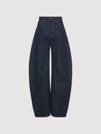 ROUNDED RINSE WASH JEANS
