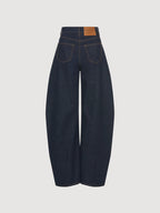 ROUNDED RINSE WASH JEANS