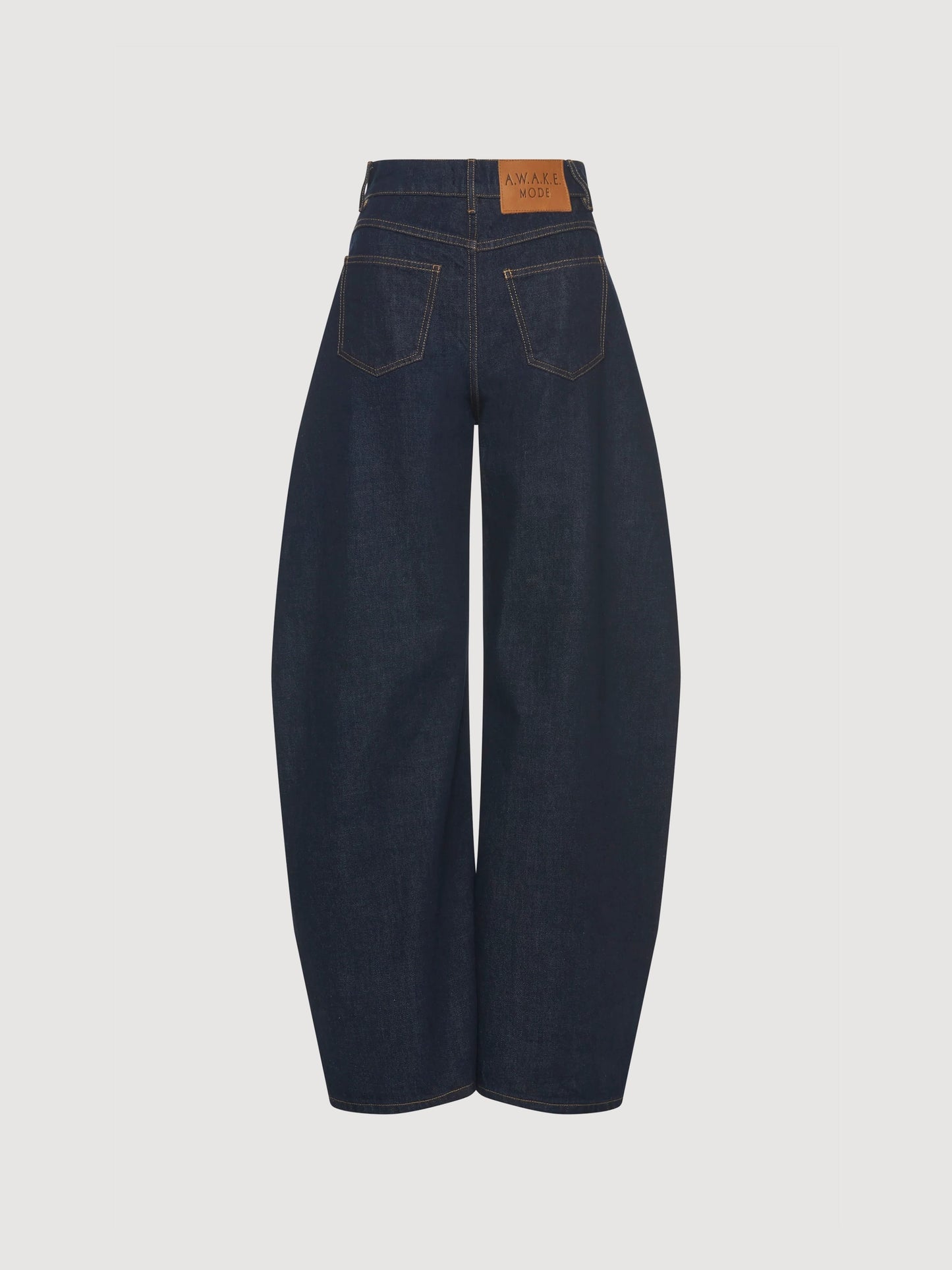 ROUNDED RINSE WASH JEANS