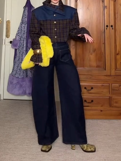 ROUNDED RINSE WASH JEANS