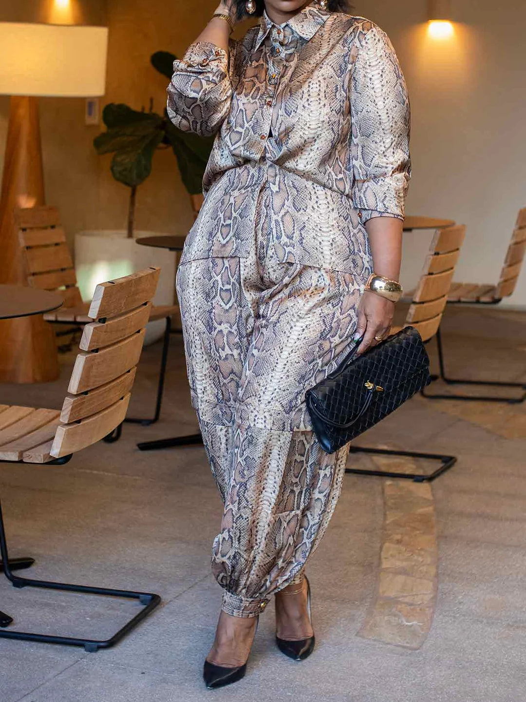 Python Poise | Pant Set