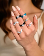 Silicone Ring With Stone