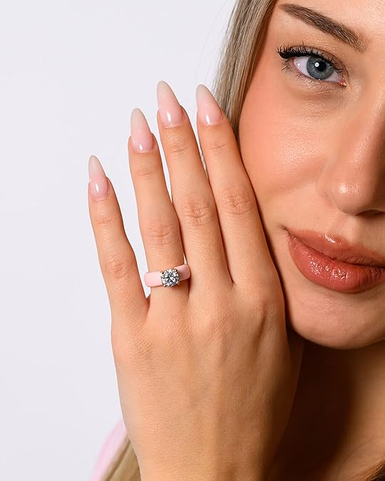 Silicone Ring With Stone