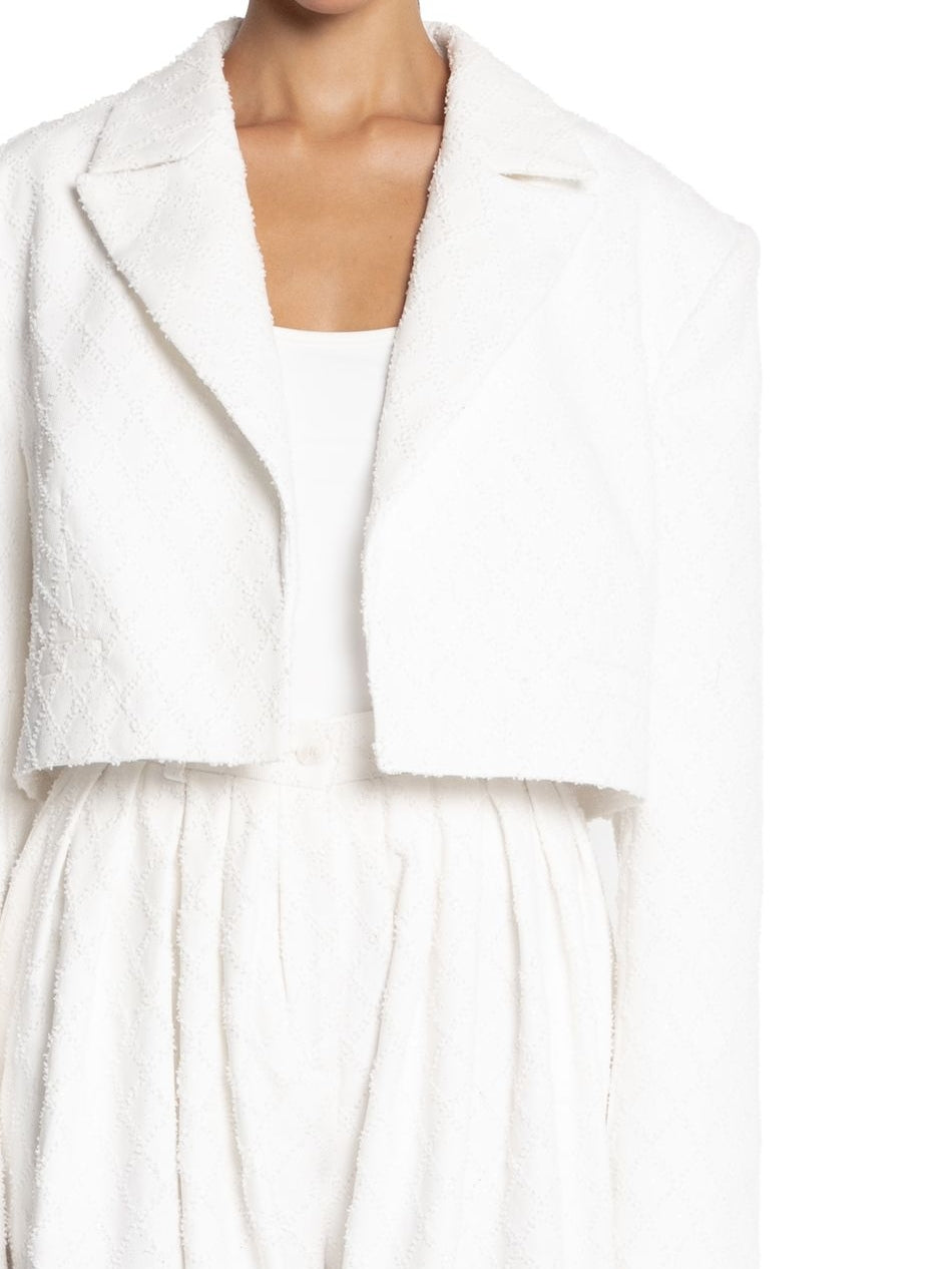 Cropped Jacket And Harem Pants