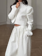 Cropped Jacket And Harem Pants