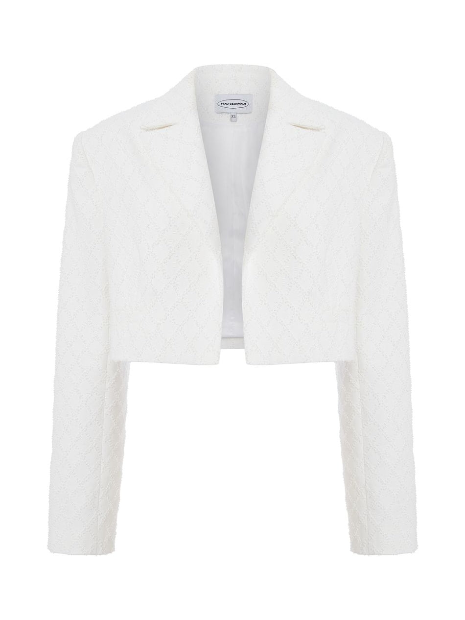 Cropped Jacket And Harem Pants