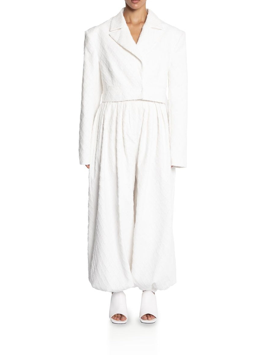Cropped Jacket And Harem Pants