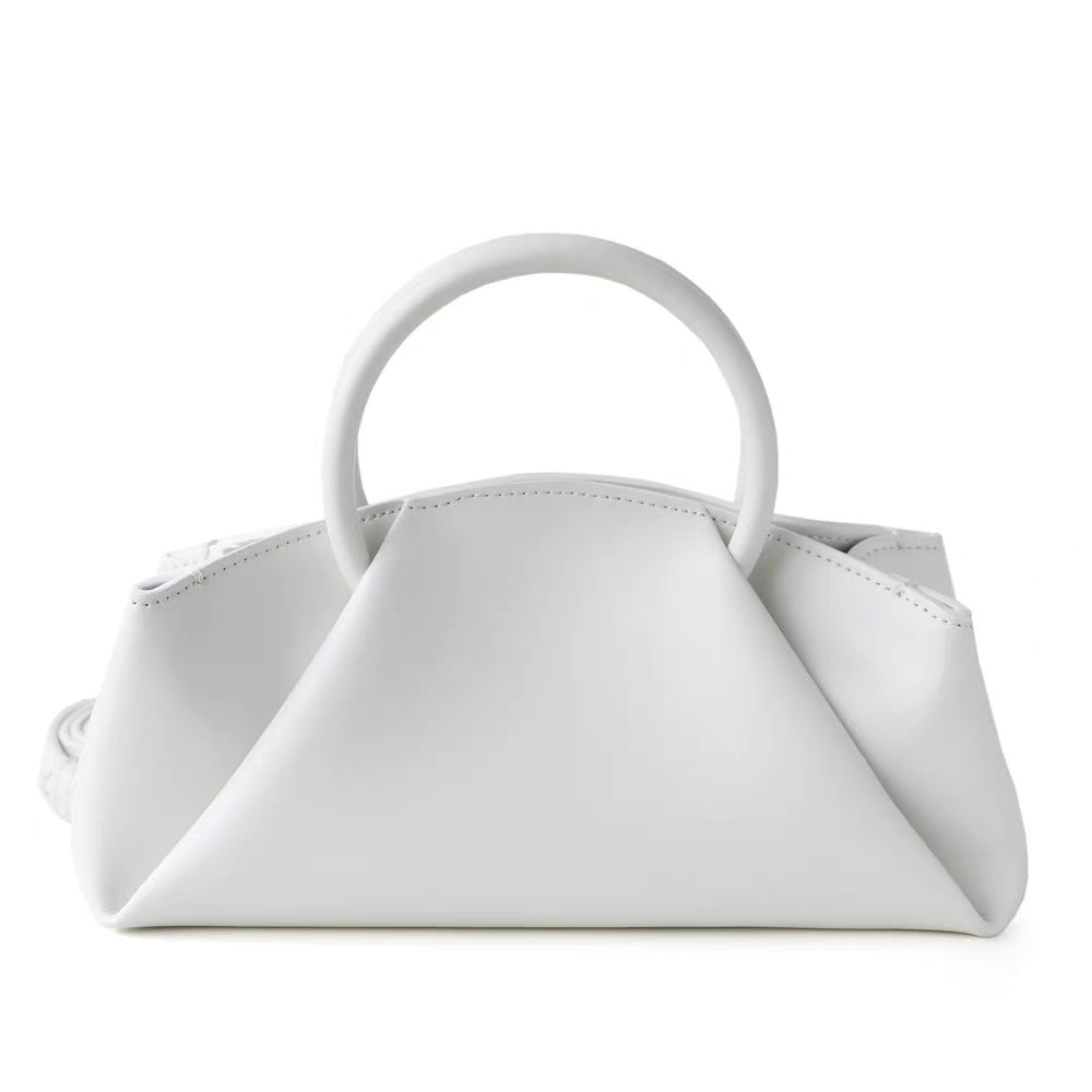 Sculpted Top Handle Bag