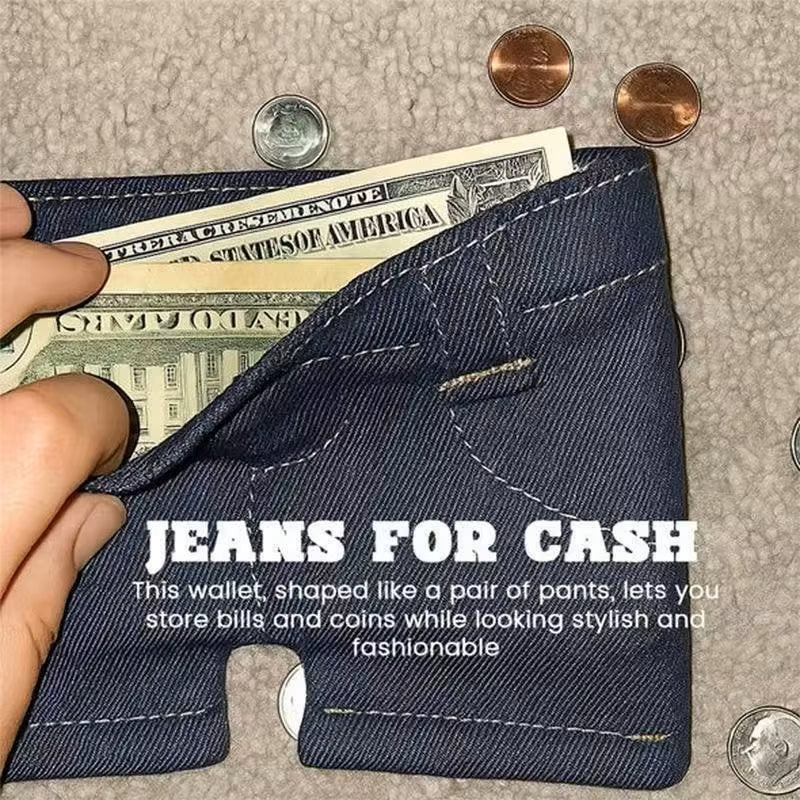 Mini Jeans Wallet