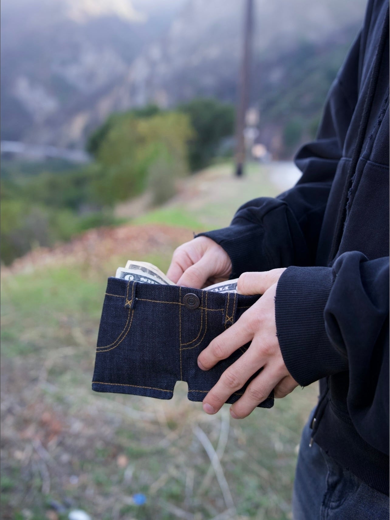 Mini Jeans Wallet