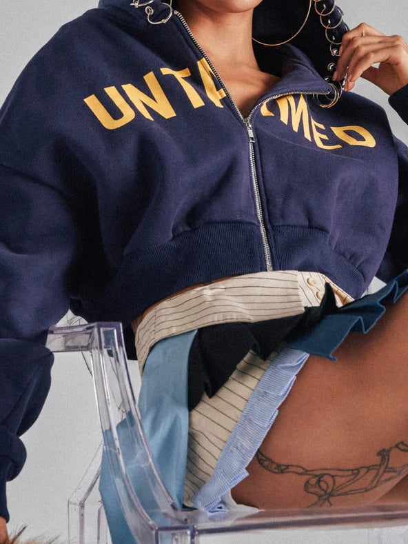 UNTAMED METAL RING SWEATSHIRT AND JOGGER