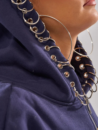 UNTAMED METAL RING SWEATSHIRT AND JOGGER